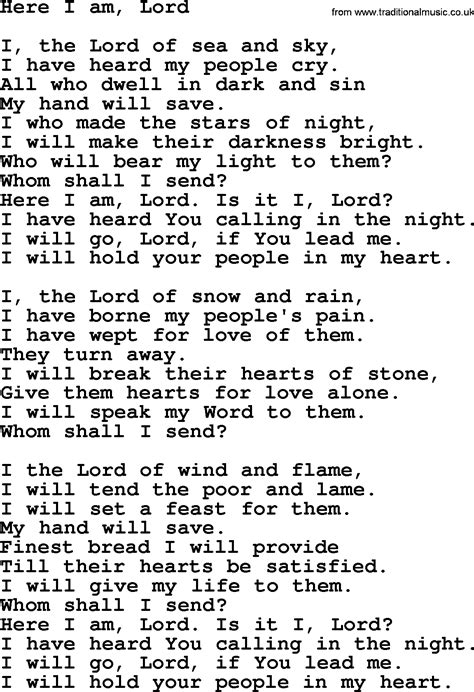 When The United Methodist Hymnal was published in 1989, one of the most popular hymns was immediately “Here I Am, Lord” (1981) by Daniel Schutte (b. 1947). The stirring refrain is perhaps the first part of the hymn to capture the singer’s imagination. In my experience teaching congregational song throughout the United States, I have found ... 